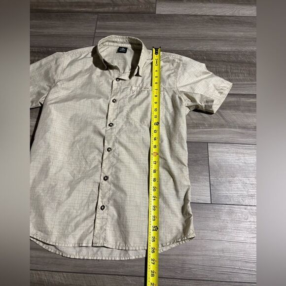 Women’s Tan Kuhl Short Sleeve Button Up Shirt Size Small Hiking Outdoors - Picture 2 of 5